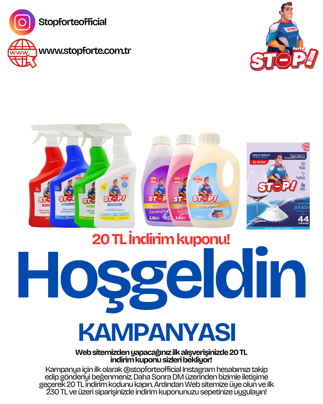20 TL İndirim Kuponu