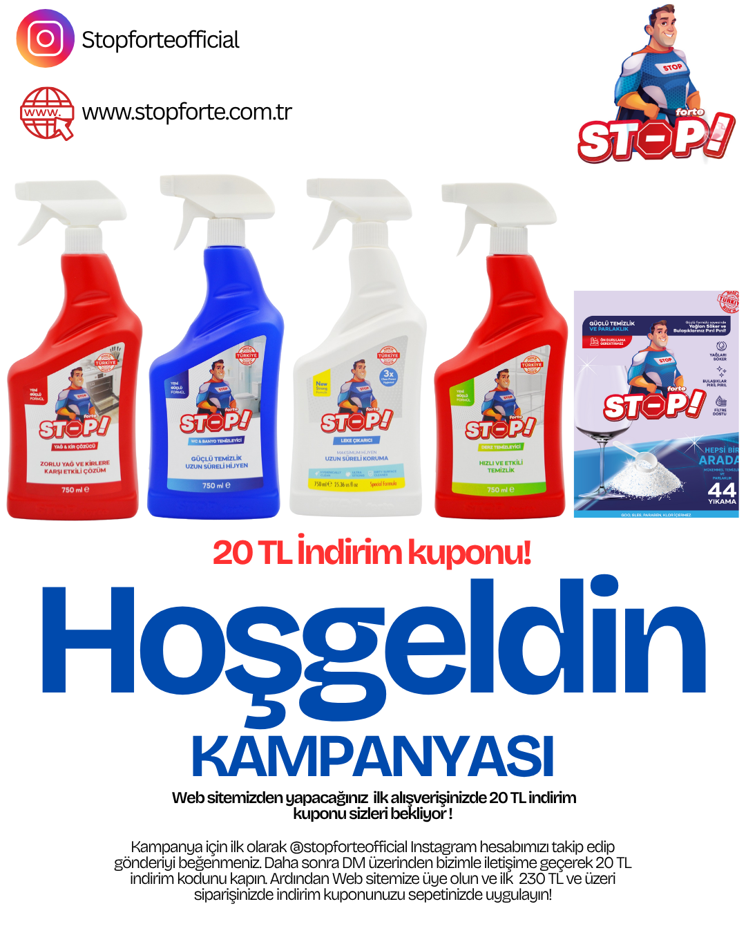 20 TL İndirim Kuponu
